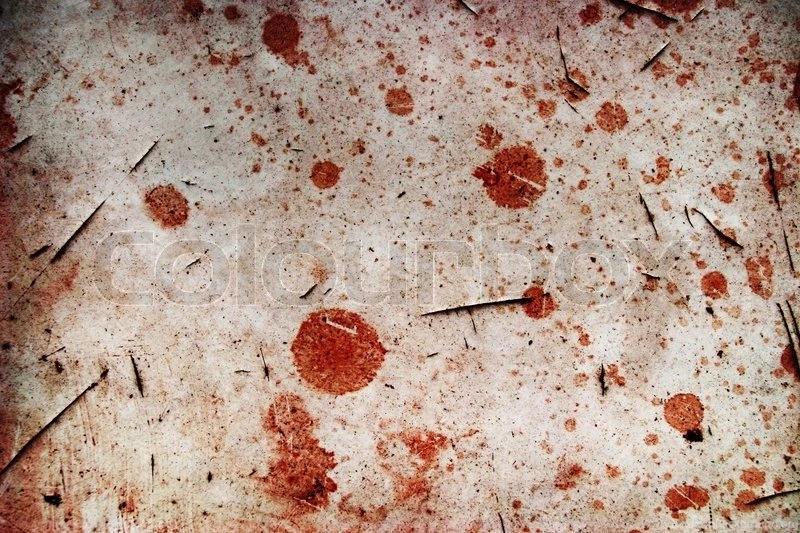 Blood Spots On Cracked Backgrounds