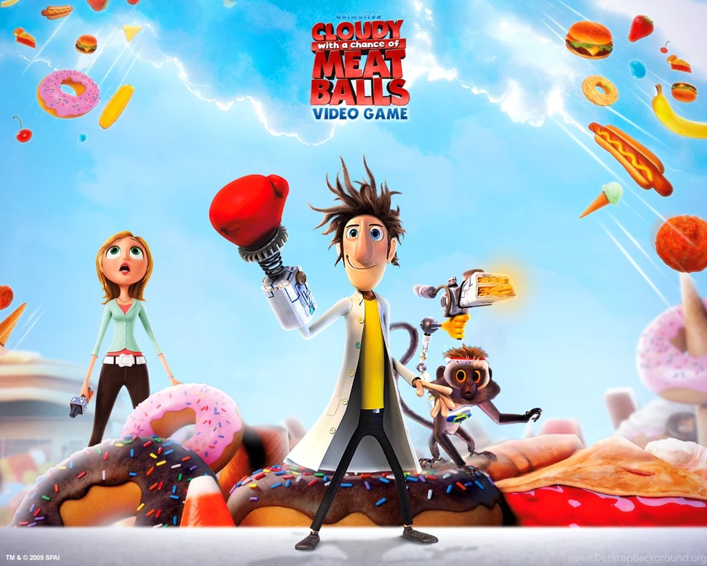 Top HD Cloudy With A Chance Of Meatballs Wallpapers