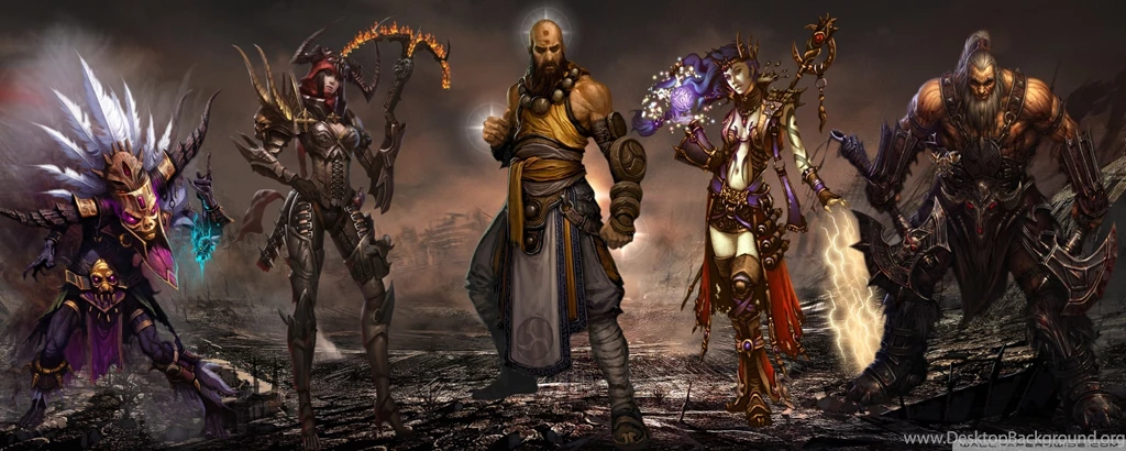 Diablo3 Dual Screen HD Desktop Wallpapers : Widescreen : High ...
