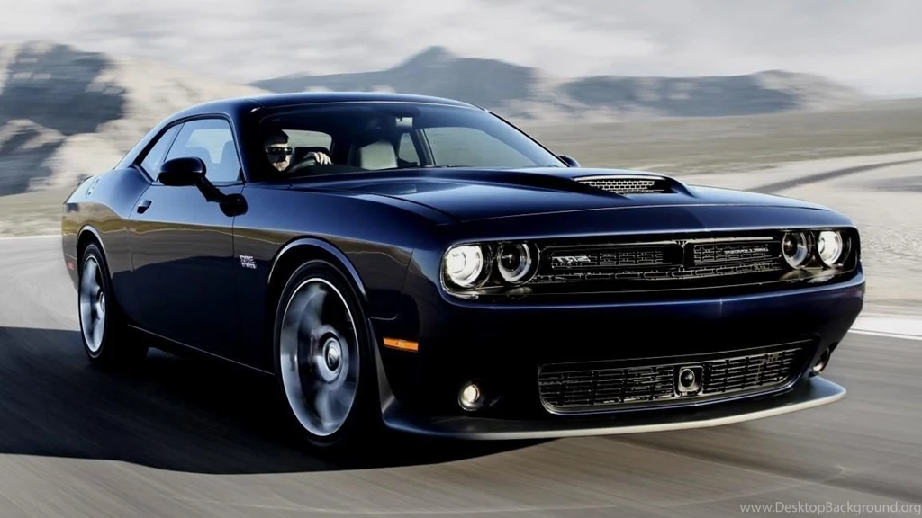 Dodge Challenger White Black Rims   Wallpaper.