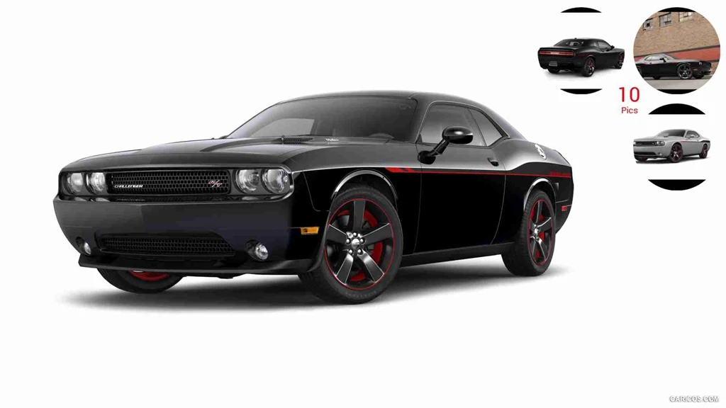 2013 Dodge Challenger R/T Redline Pitch Black Front