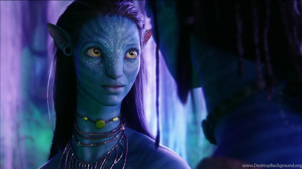 Download Wallpapers 2048x1152 Avatar, 2009, Zoe Saldana, Neytiri HD ...