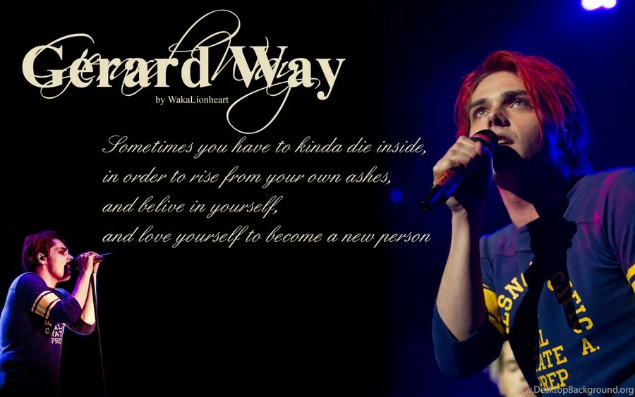 Wallpapers 001: Gerard Way. By WakaLionheart On DeviantArt