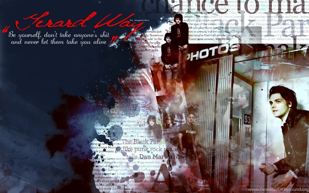 G ☆ ^__^ Gerard Way Wallpapers (28238270) Fanpop