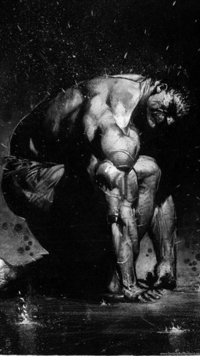 Black And White Hulk iPhone 5 Wallpapers (640x1136)