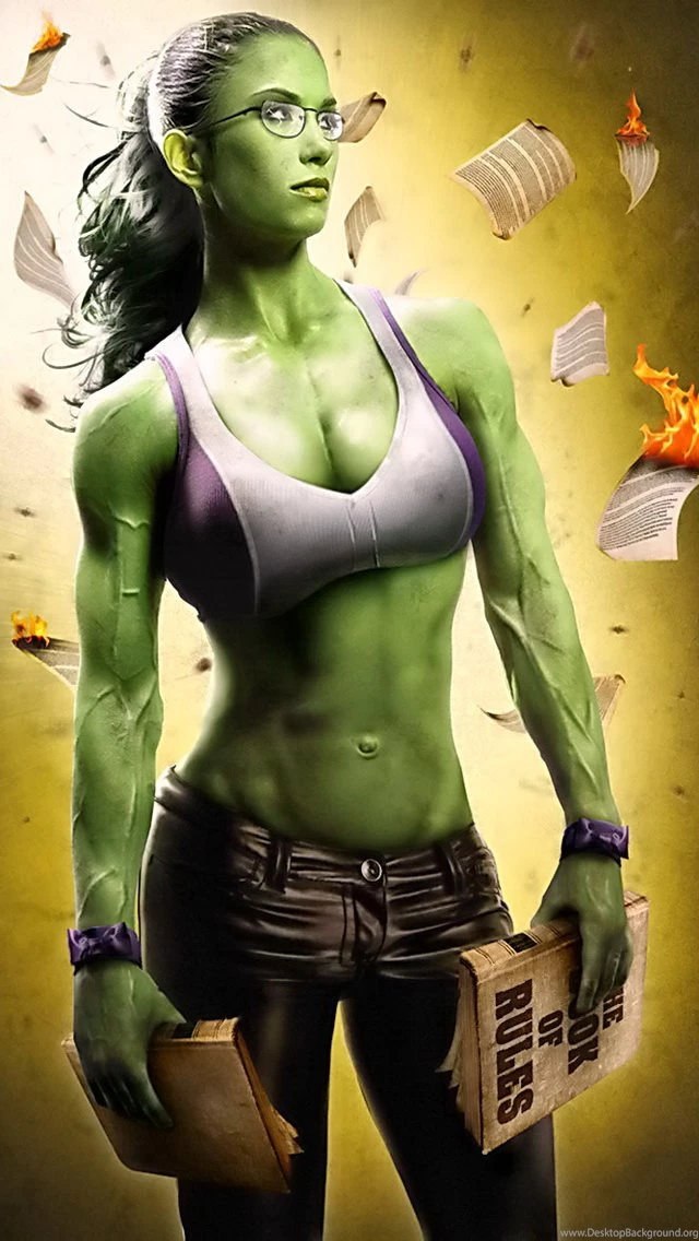 She Hulk iPhone 5 Wallpapers (640x1136)