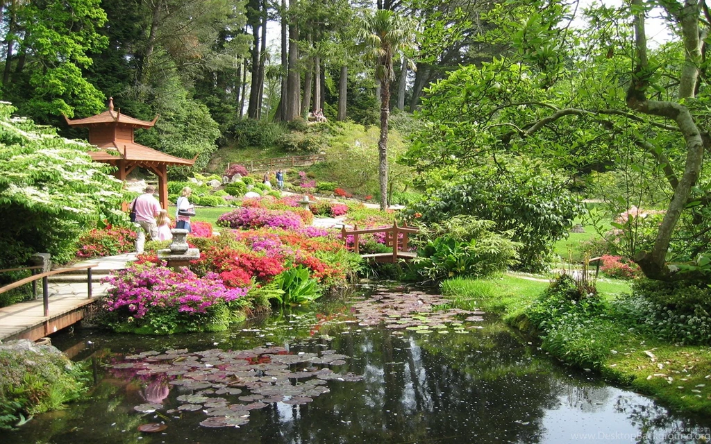Japanese Garden Desktop Wallpapers Wallpapers Zone