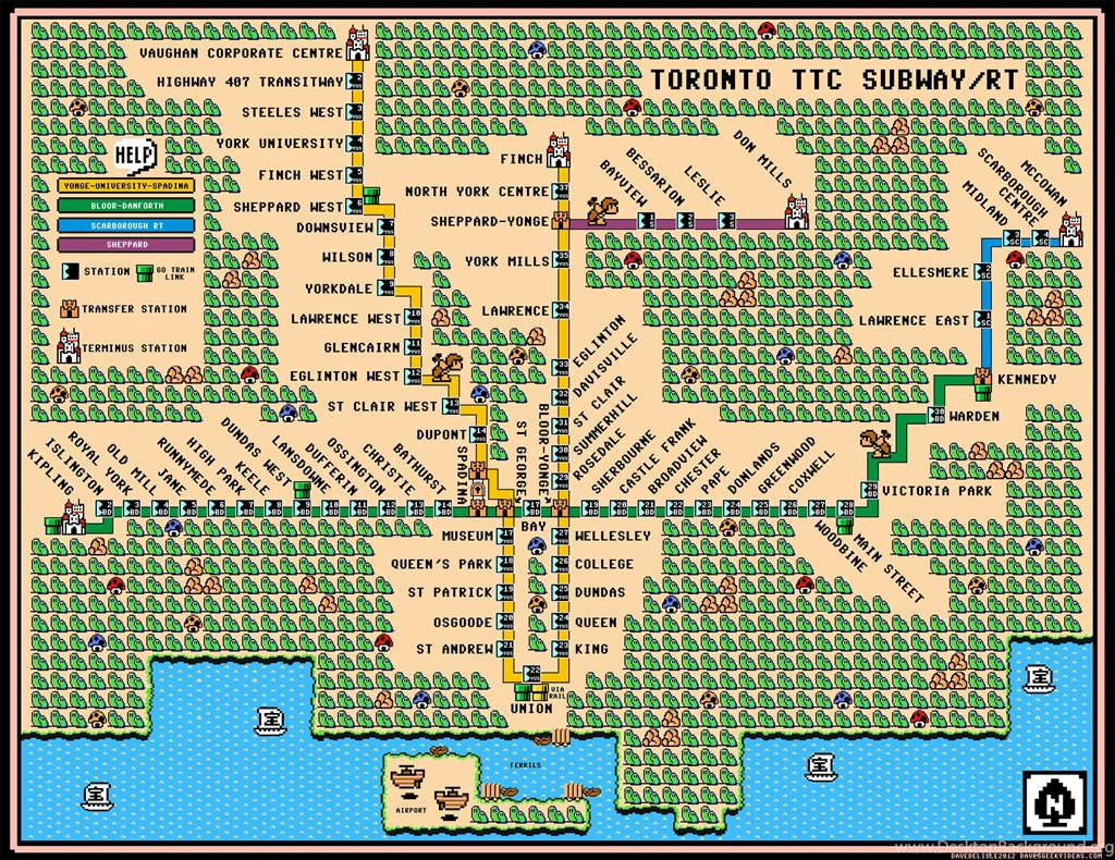 Ttc Map Mario