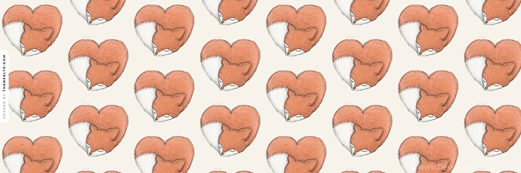 Cute Sleeping Heart Fox Ask.fm Backgrounds Love Wallpapers