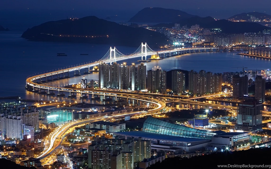 Beautiful City View At Night Widescreen Wallpapers