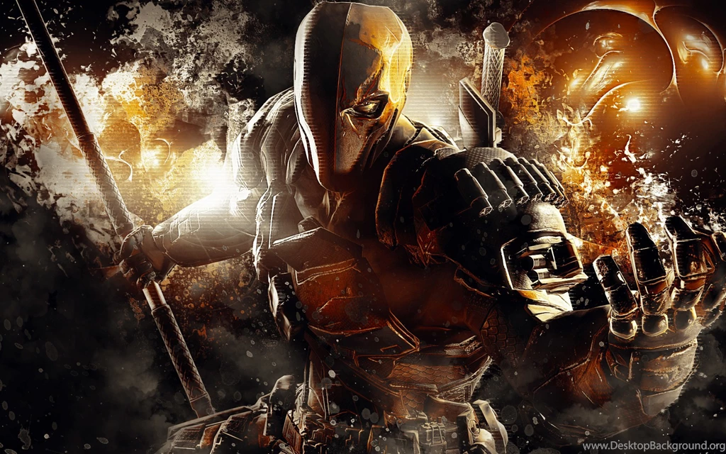 HD Backgrounds Deathstroke Mask Batman Arkham Origins Supervillain ...