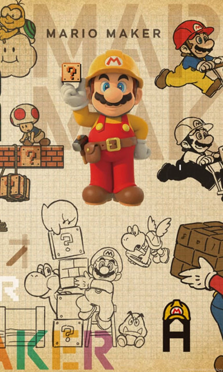 Super Mario Maker Phone & Tablet Wallpapers   Album On Imgur