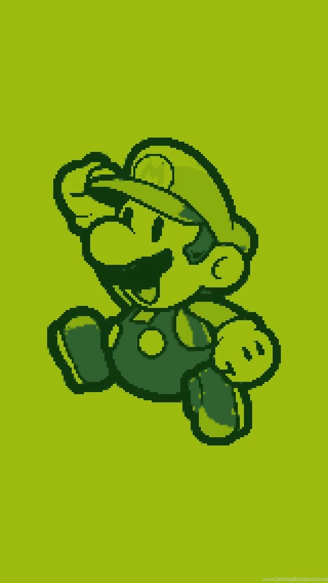 Green Mario iPhone 5 Wallpapers (640x1136)