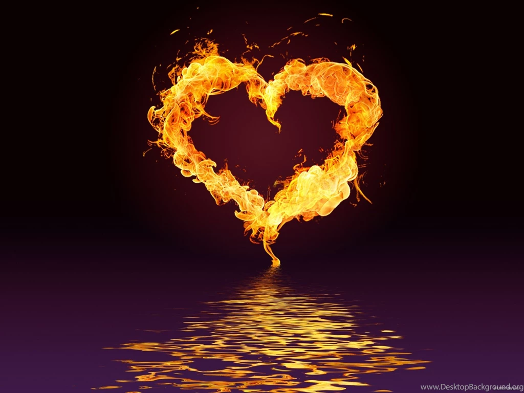 Fire water, Drawed, Heart, Lilac, Love 1600x1200 Wallpapers ...