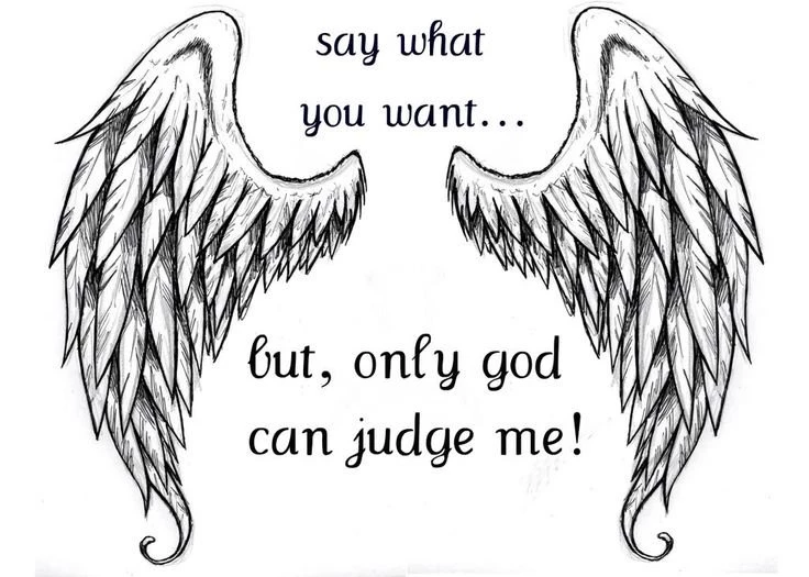 Only God Can Judge Me On Pinterest