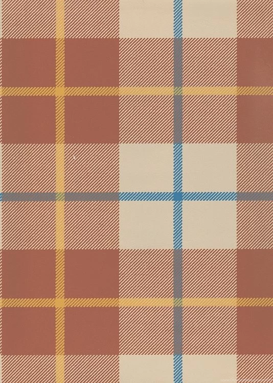 Terracotta Check Wallpapers
