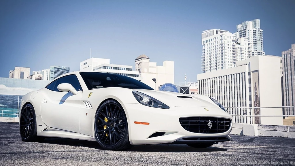 White Ferrari California Convertible White Ferrari California ...