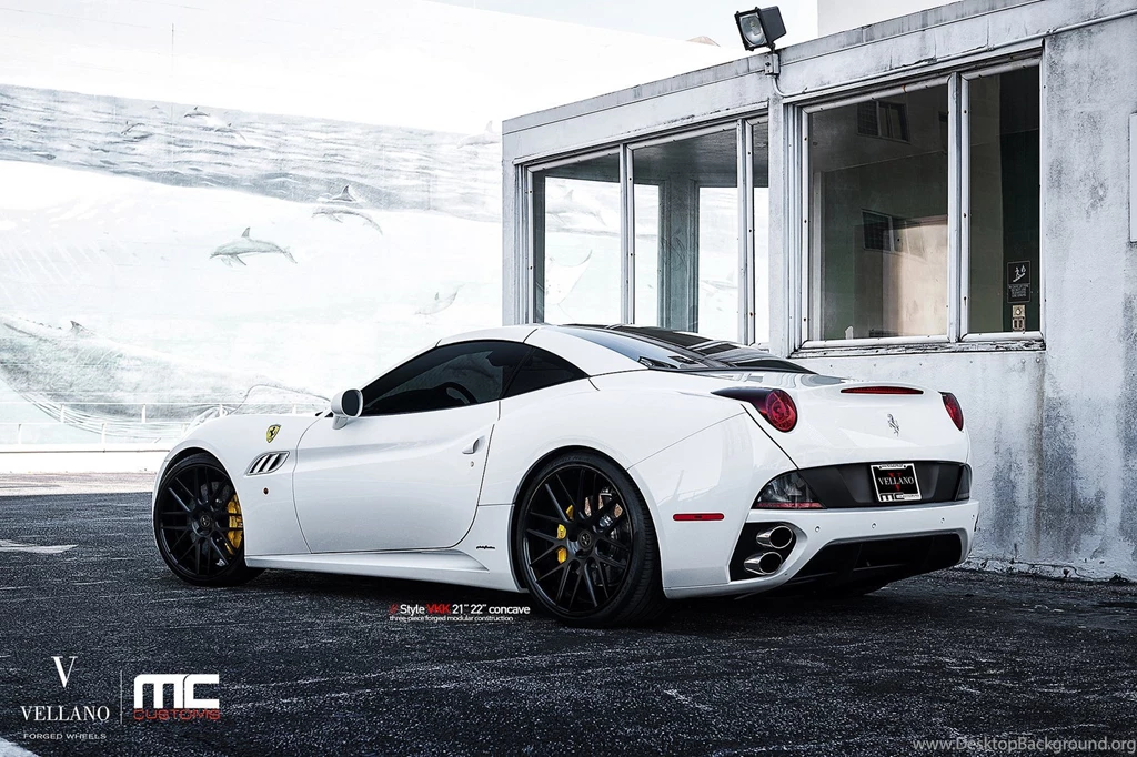 White Ferrari California Wallpapers   Image