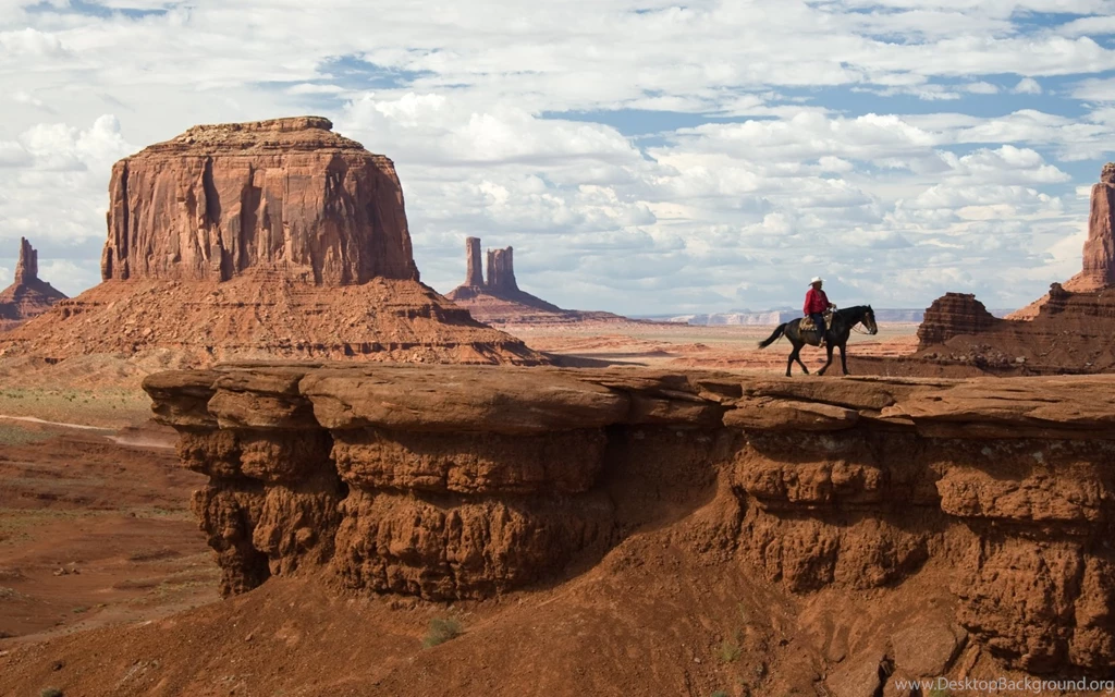 Cowboy In The Arizona Desert Wallpapers And Images Wallpapers ...