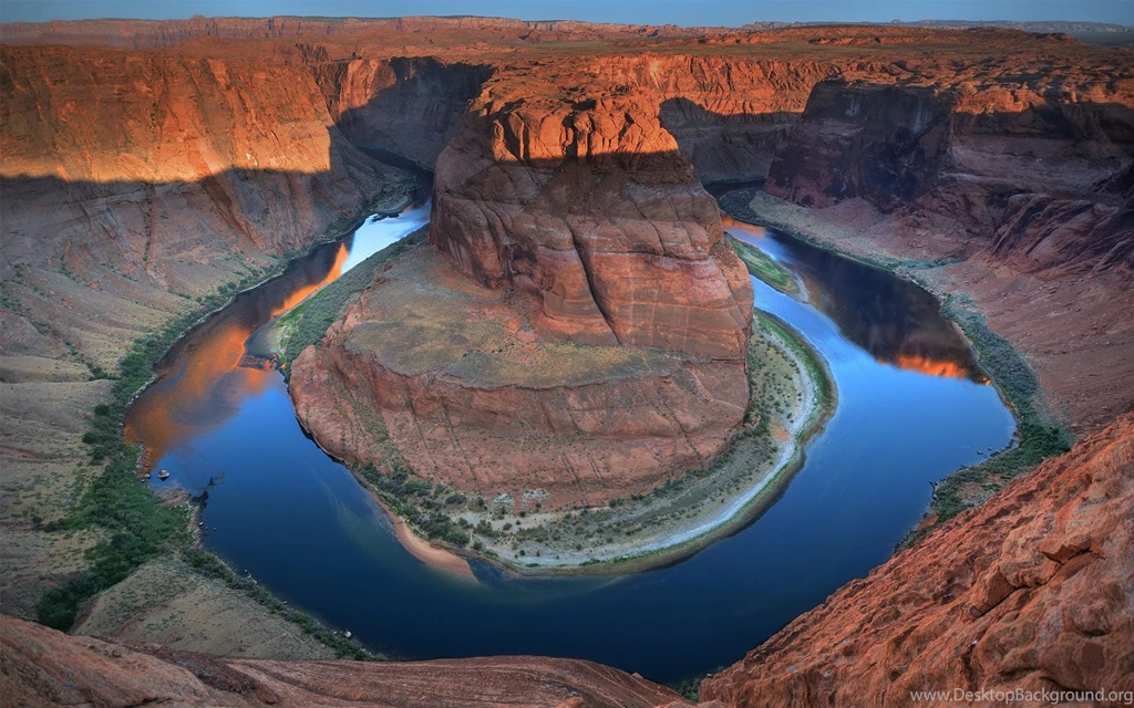 Landscapes Deserts Arizona Horseshoe Bend Rivers Wallpapers ...