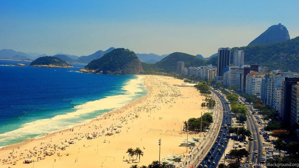 Playa Copacabana Brasil Rio Janeiro Oceano Wallpapers