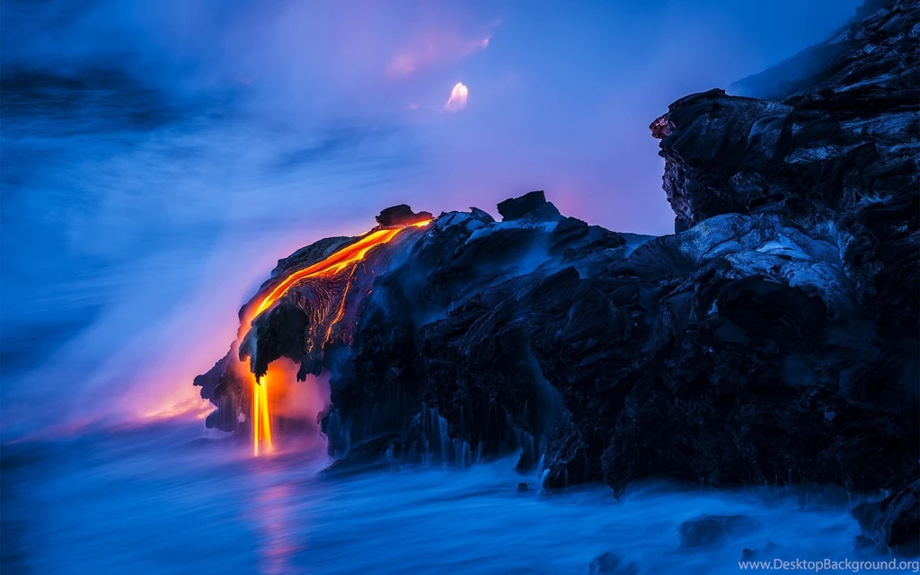 Océano De Lava De Humo Fondos De Pantalla