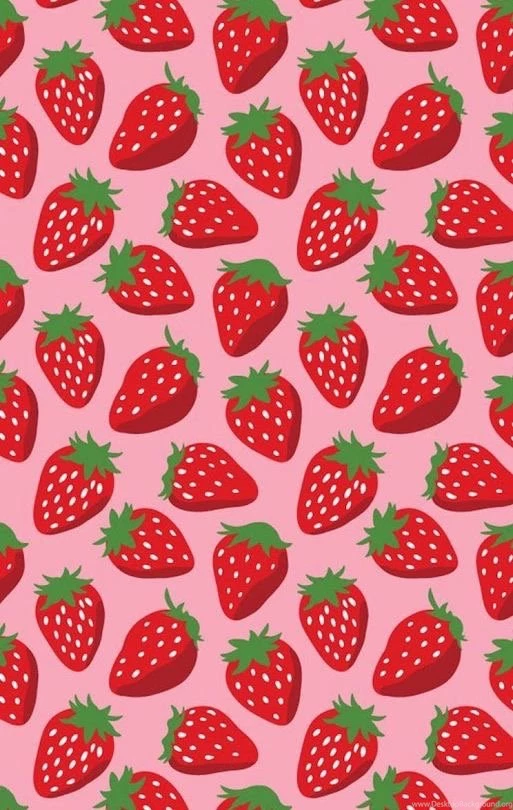Girly, Green, Iphone, Pink, Red, Strawberries, Sweet, Wallpapers ...