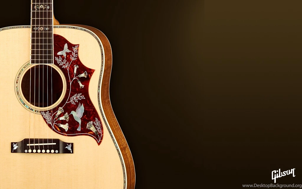 Vintage Acoustic Guitar Wallpapers