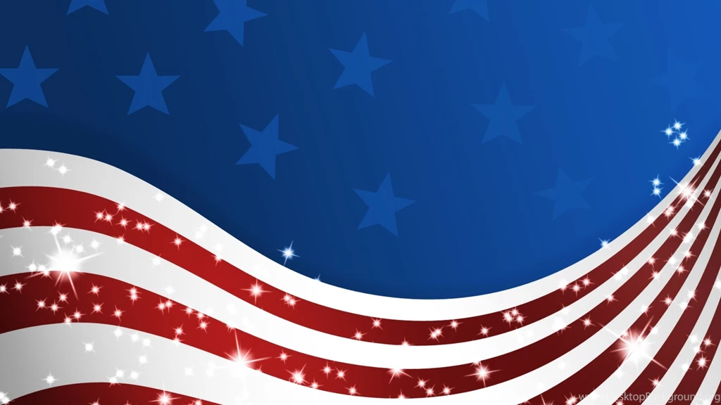 Wallpapers American Flag D Render Patriotic Of America Stars And ...