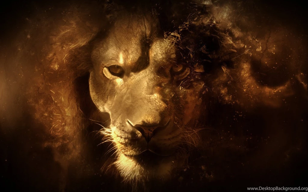 Lion Art Desktop Wallpapers