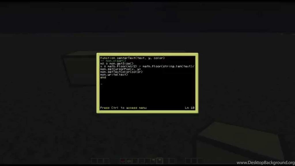ComputerCraft Tutorial: Colored Background/Text YouTube