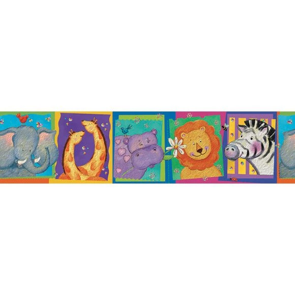 Animal House Free Style 12' X 6" Wildlife Border Wallpapers