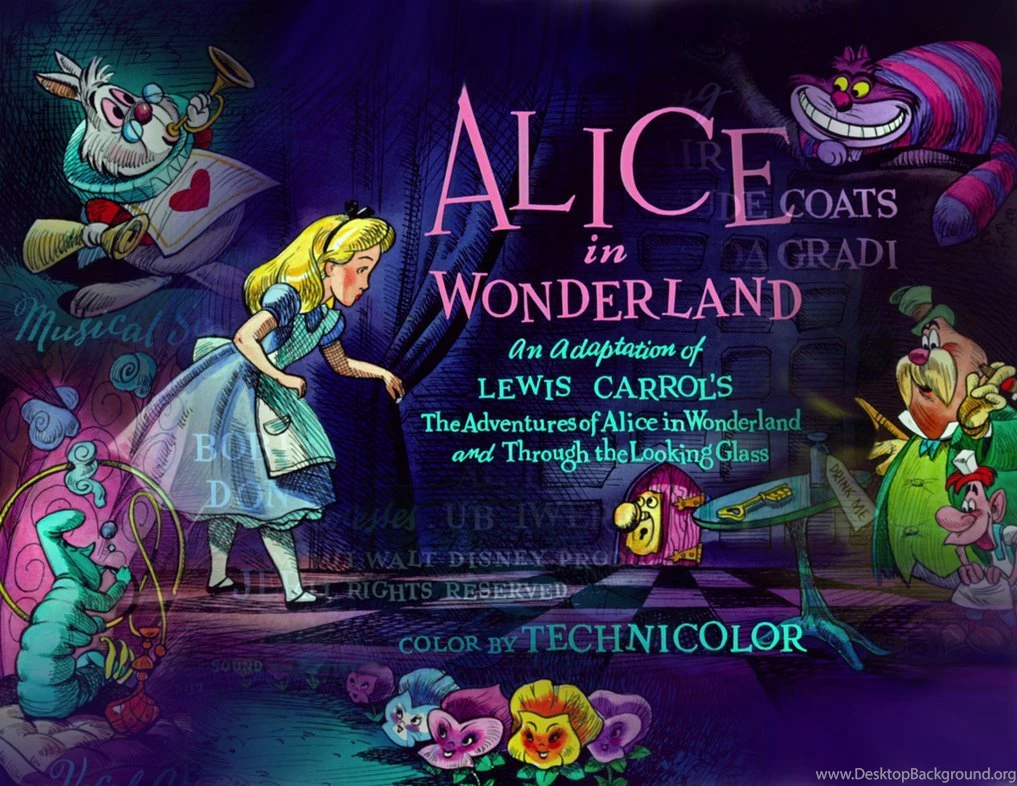 Alice In Wonderland Desktop Backgrounds Montage By QueenCheetah On ...
