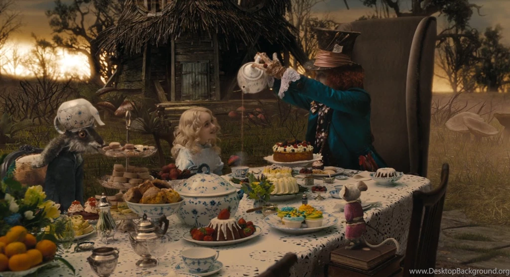 Alice In Wonderland 2010 Wallpapers For Desktop Cartoons Wallpapers