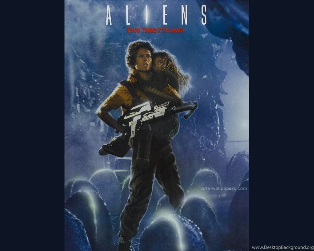 Wallpapers Aliens Movie Poster Pictures 1280x1024