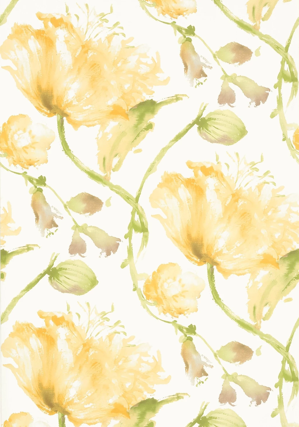 Anna French, Zola Wallpaper, Tuileries, Yellow, AT34156 Vie ...
