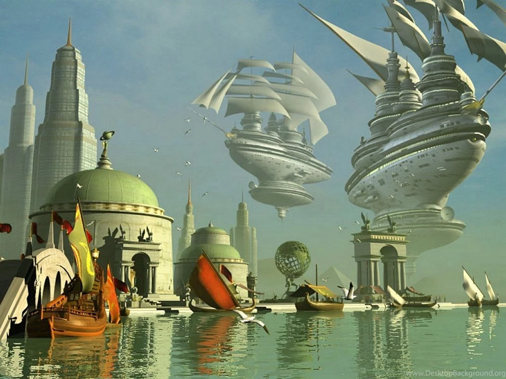 Fantastic Cosmic Port < 3D Art < Gallery < Desktop Wallpapers