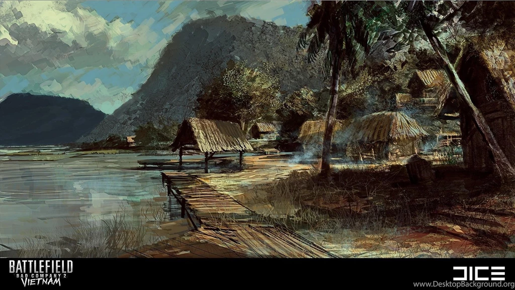 Battlefield 2 Artwork 2: Vietnam Concept Art Wallpapers