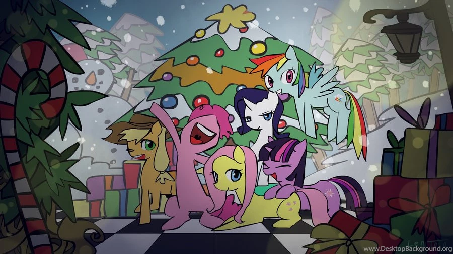 MLP Christmas Wallpapers By LenToTo On DeviantArt