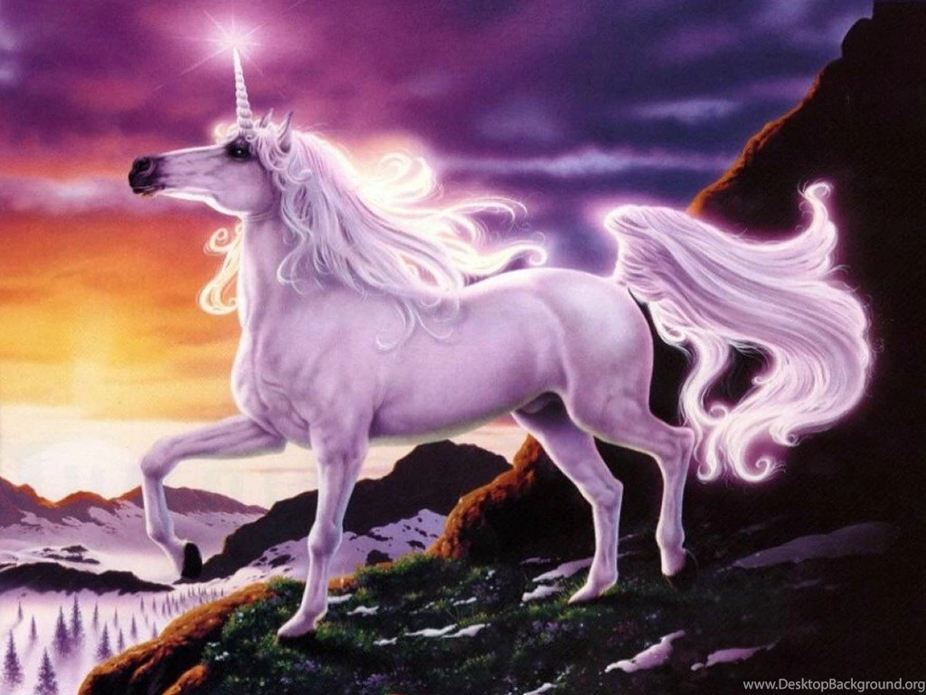 My Free Wallpapers   Fantasy Wallpapers : Mystic Unicorn