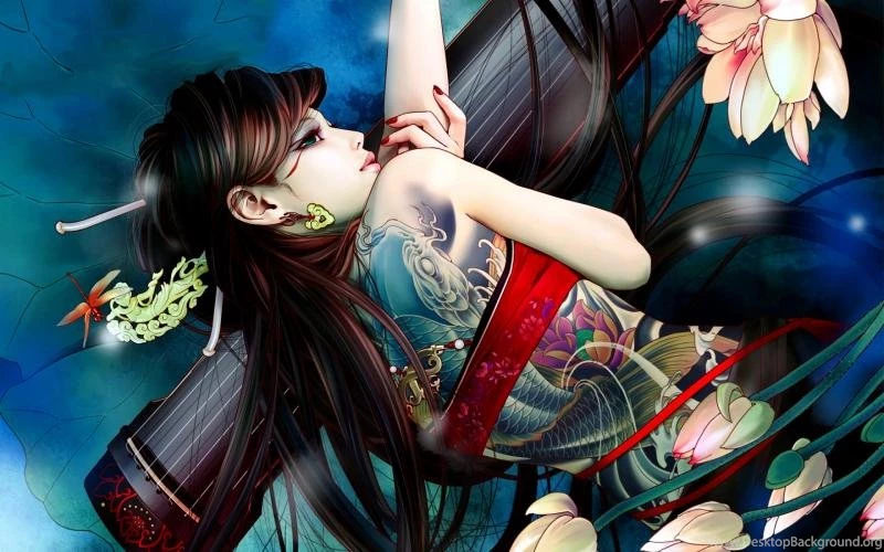 Girl With Tattoo Wallpaper,digital Art HD Wallpaper,1920x1200 HD ...