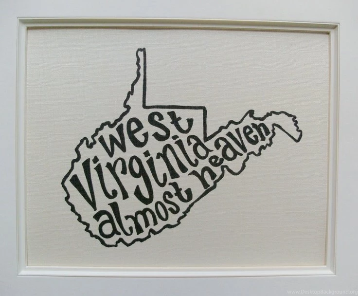 INSTANT DOWNLOAD West Virginia Almost Heaven White Backgrounds ...