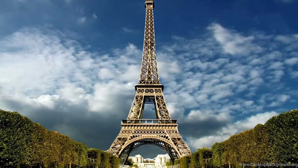 Eifel Tower Amazing Magic Cloud Green Screen Backgrounds Footage ...