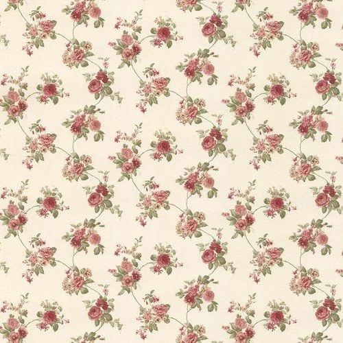 Victorian Cabbage Rose On Green Wallpapers Double Rolls On PopScreen