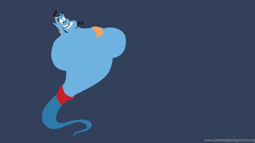 Genie From Aladdin Minimalist Wallpapers By Greenmapple17 On DeviantArt