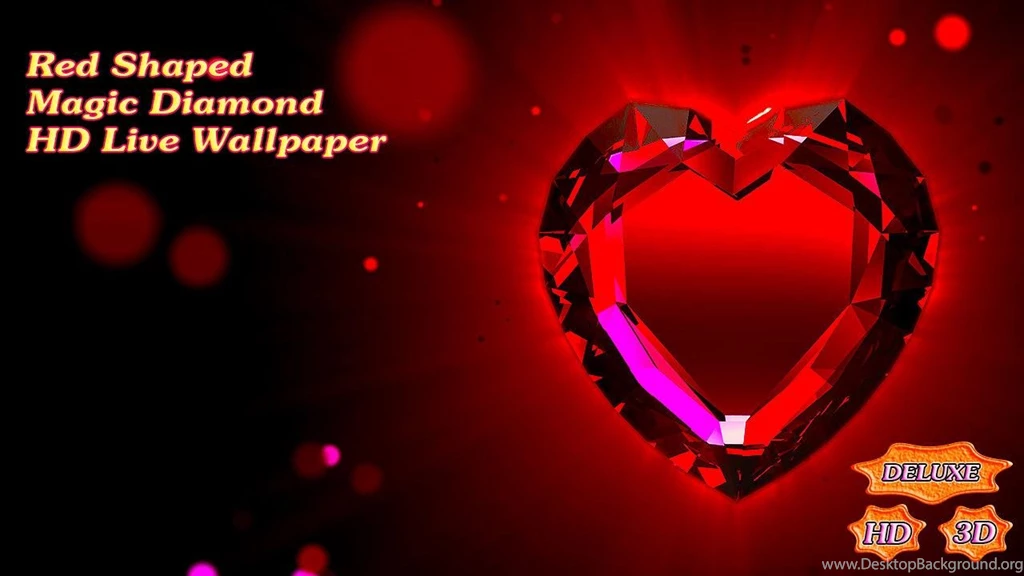 Red Shaped Magic Diamond Heart Android Apps On Google Play