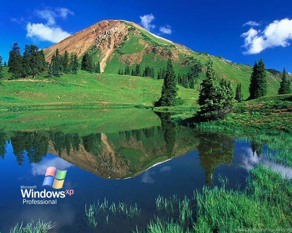 1152x864 XP Alpine Pond Desktop PC And Mac Wallpapers