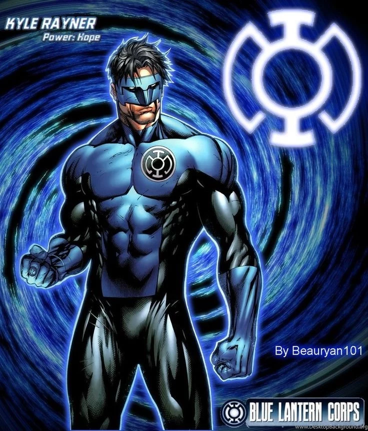 Young Justice Blue Lantern Kyle Rayner
