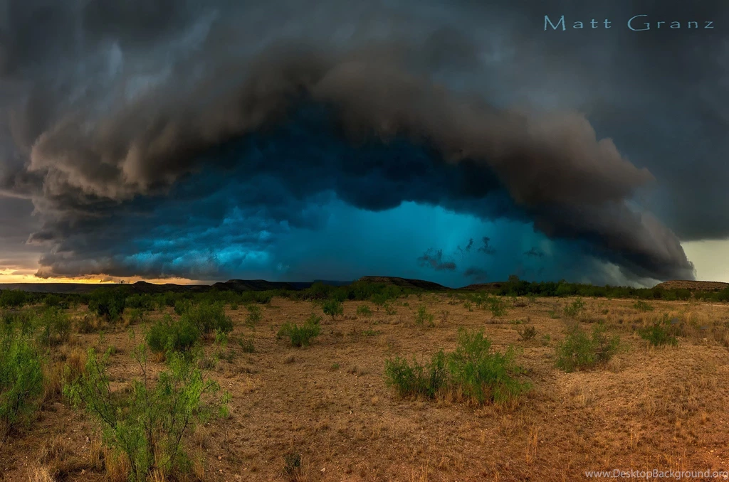 Texas Desert Tuchy Usa Storm Wallpapers