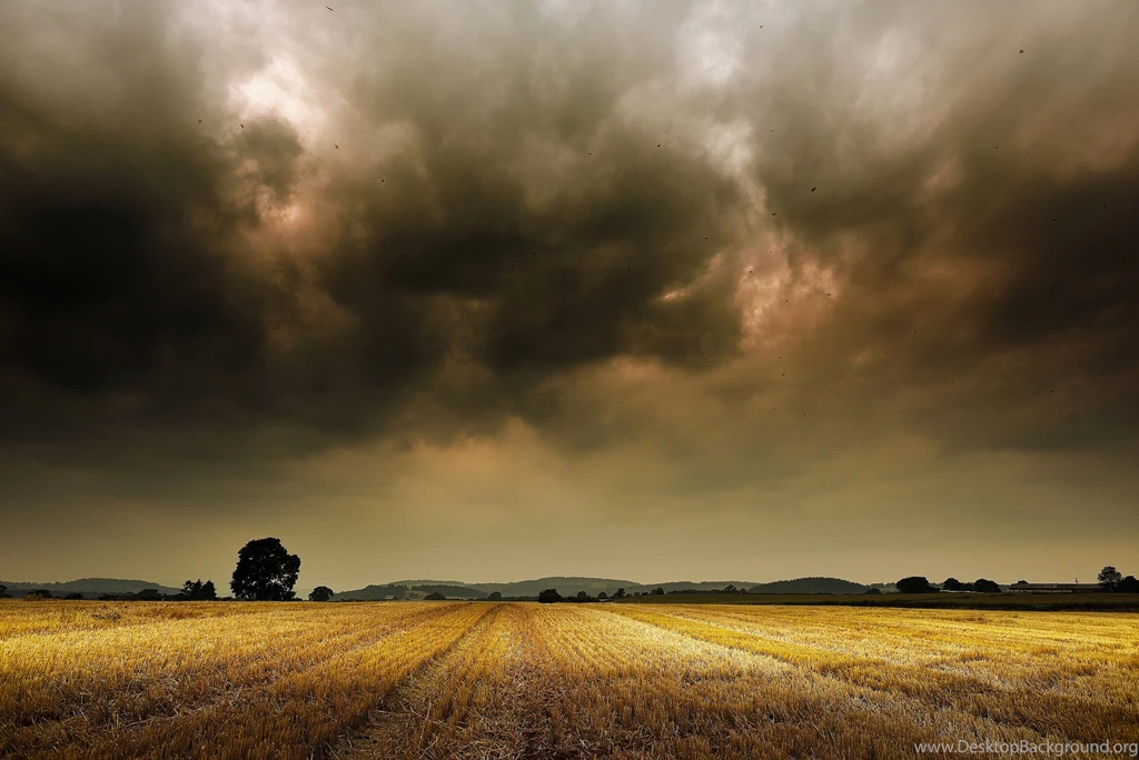 STORM Weather Rain Sky Clouds Nature Desert Sand Landscape ...